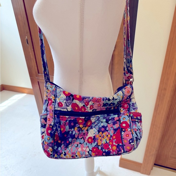 Vera Bradley Handbags - Vera Bradley floral poppy quilted crossbody bag purse 12x8x4 adjustable strap